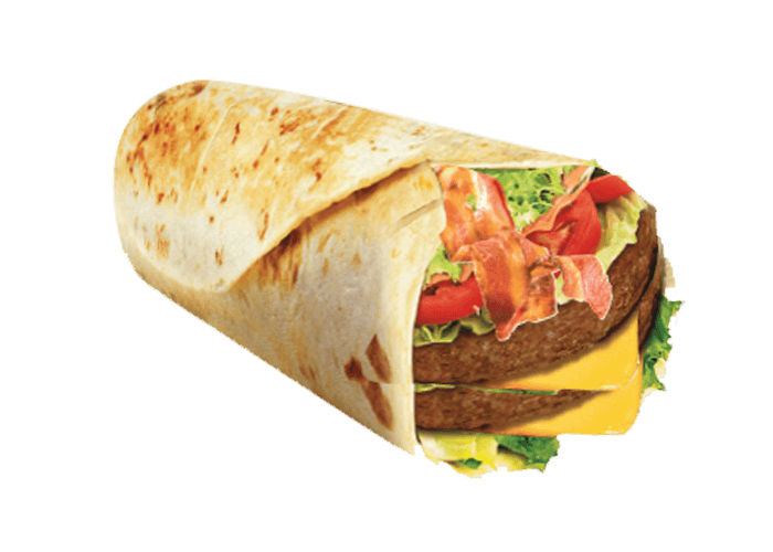 Un Wrap avec 3 Steaks